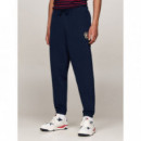 Tjm Reg Crest Sweatpant Dark Night Navy  TOMMY JEANS