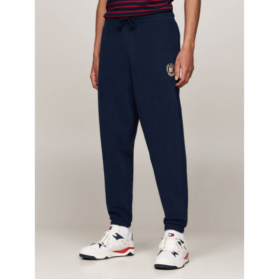 Tjm Reg Crest Sweatpant Dark Night Navy  TOMMY JEANS