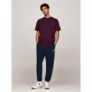 Tjm Reg Crest Sweatpant Dark Night Navy  TOMMY JEANS