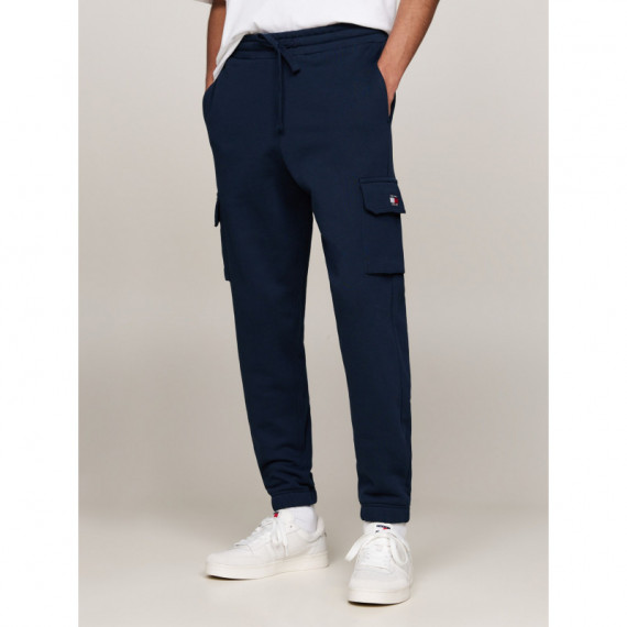 Tjm Reg Xs Badge Cargo Sweatpant Dark Ni  TOMMY JEANS