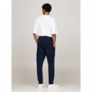 Tjm Reg Xs Badge Cargo Sweatpant Dark Ni  TOMMY JEANS