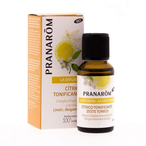 Pranarom la Difusión Citrico Tonificante (limon y Bergamota) 30ML  CEVA SALUD ANIMAL