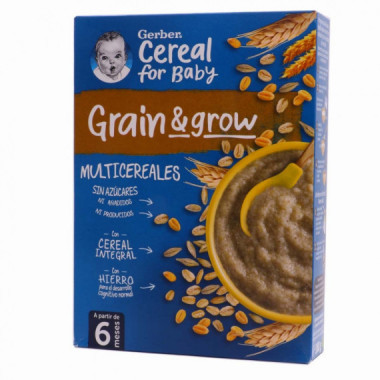 Nestle Gerber Multicereales 0% 0% Azucares 250 G  NESTL&Eacute;