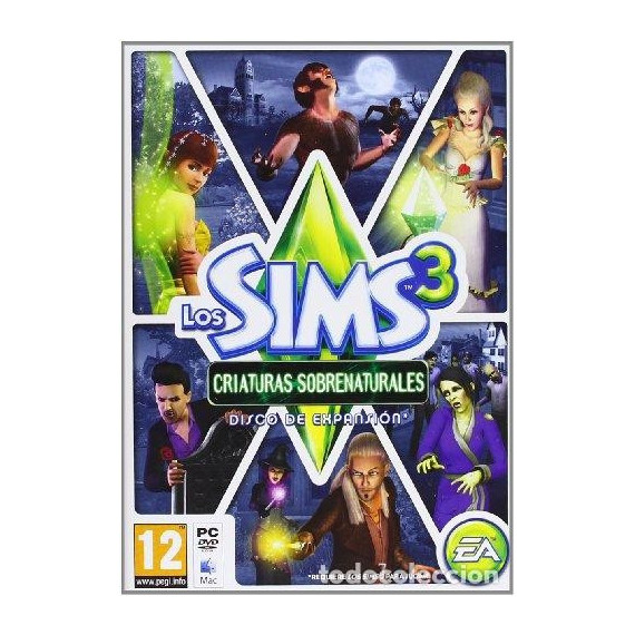 los Sims 3 Creaturas Sobrenaturales Pc  ELECTRONIC ARTS - PS