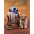 Star Wars Episode V Pack 2 Fig Artfx+ Yoda y R2-D2  BLADE
