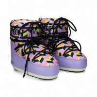 Botin Presky Nylon Multi Lila  MOON BOOT