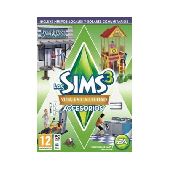 los Sims 3 Vida en la Ciudad Accesorios Pc E.a.  ELECTRONIC ARTS - PS
