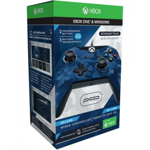 Mando Deluxe con Cable - Camo Azul Xbone  SHINE STAR S.A