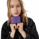 Monedero de Piel Lila Tous Balloon con Cierre Cremallera  TOUS BAGS