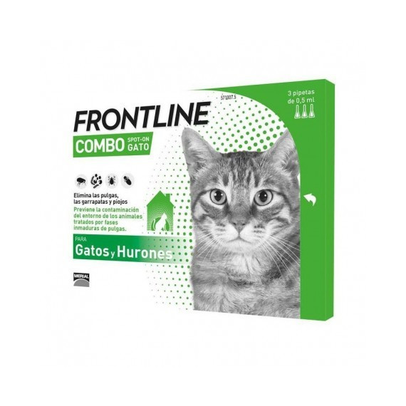 FRONTLINE Combo Spot-on Gatos Hurones 1 Pipeta X 0,5 Ml