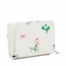 Cartera S Textura Flores  DESIGUAL