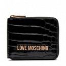 Cartera Shiny Croco  LOVE MOSCHINO
