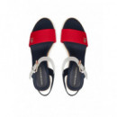 Cuñas Stripes Wedge Sandal  TOMMY HILFIGER
