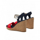 Cuñas Stripes Wedge Sandal  TOMMY HILFIGER