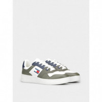 Tjm Retro Basket Ess Deep Woods  TOMMY HILFIGER