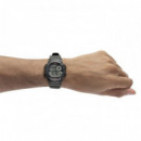 CASIO AE-1000W-3AV Reloj Digital para Hombre – Correa Verde Militar, Hora Mundial, Wr 100M, Batería 10 Años