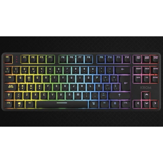 Krom Teclado Compacto Gaming Kernel Pro Mecanico Rgb  KROM GAMING