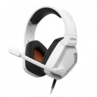 Krom Auriculares Micro Krom Kopa Pro Blanco Diadema Ajustable/usb/jack 3.5MM/50MM/  KROM GAMING