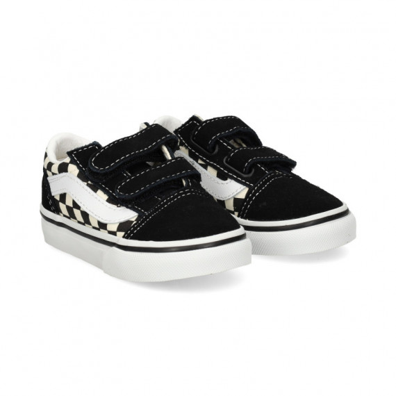2 Velcros Damero T+a Blanco+negro  VANS