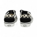 2 Velcros Damero T+a Blanco+negro  VANS