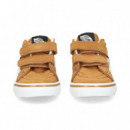 Botin 2 Velcros ante Cuero+leopardo  VANS