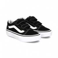 Banda Blanca 2 Velcros Textil+ante Negro  VANS