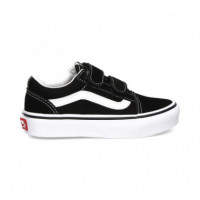 Banda Blanca 2 Velcros Textil+ante Negro  VANS