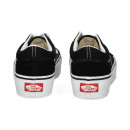 Banda Blanca Plataforma Textil Negro  VANS