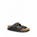 BIRKENSTOCK - Arizona Platform Flex Bf Black Veg - Black - 1027395/BLACK