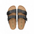 BIRKENSTOCK - Arizona Platform Flex Bf Black Veg - Black - 1027395/BLACK