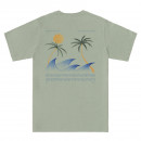 Camisetas Hombre Camiseta LATITUD FUEGO Palms Sage