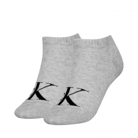 Pack de 2 Calcetines Sneakers con Monograma  CALVIN KLEIN