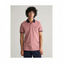 Polos 4-COL Oxford Ss Pique Verde  GANT