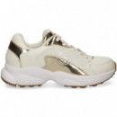 Deportivo Parches Oro Malla Blanco  MICHAEL KORS