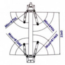 Elevador 2 Columnas 4 Ton 380V FARGO TOOLS