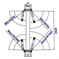 Elevador 2 Columnas 4 Ton 220V FARGO TOOLS