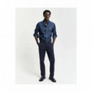 Pantalones L34 Slim Twill Chinos  GANT