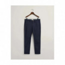 Pantalones L34 Slim Twill Chinos  GANT