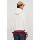 Sudaderas Bold Global Stripe Hoody Crema  TOMMY HILFIGER