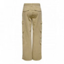Pantalones Mujer Pantalón ONLY Mirren Loose Cargo