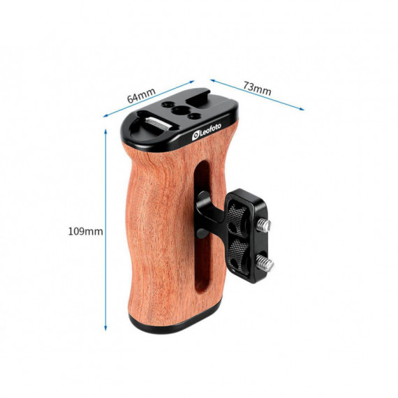 LEOFOTO Empuñadura CH-3 con Anclaje para Cámara Cage
