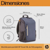 Mochila HP Travel Notebook 15.6 Blue