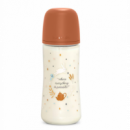 SUAVINEX Biberon Silicona +6M Dibujos  Marron