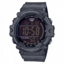 CASIO AE-1500WH-8BV Reloj Deportivo Digital para Hombre – Pantalla Xl, Resistencia Al Agua 100M, 5 Alarmas, Batería 10 Años