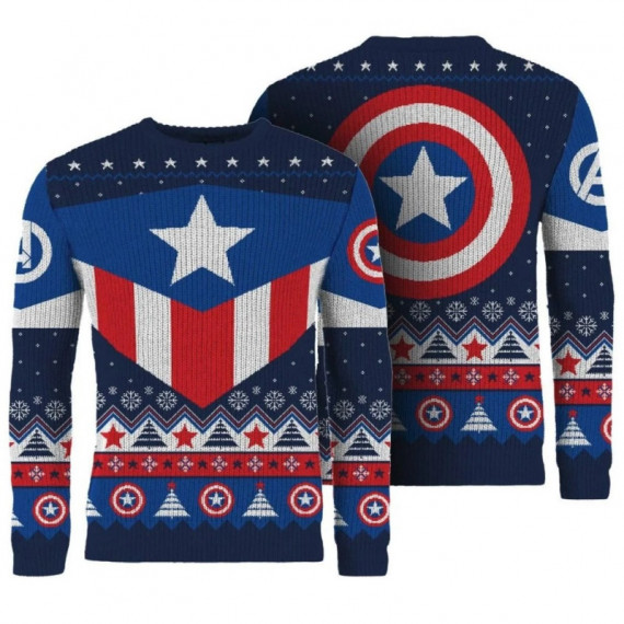 Jersey navideño Capitán América