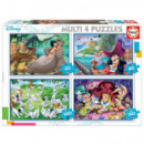 Puzzle Disney 4 en 1  CLEMENTONI