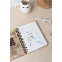 Cuaderno  A5 el Mapa del Merodeador Harry Potter  PYRAMID