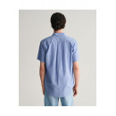 Camisas Reg Cotton Linen Ss Shirt  GANT