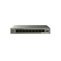 SWITCH IP-COM 9 PUERTOS 9GE+ 1SFP POE GESTIONABLE