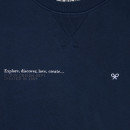 130062 Sudaderas SILBON Hombre Bolsillo Cremallera Azul Marino